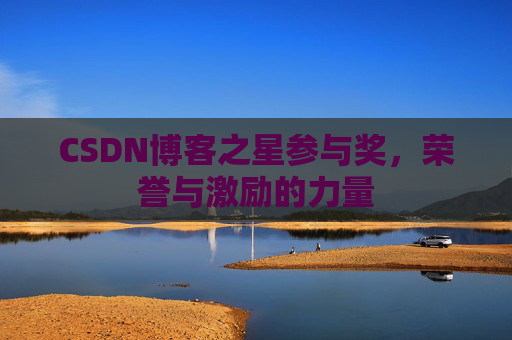 CSDN博客之星参与奖，荣誉与激励的力量