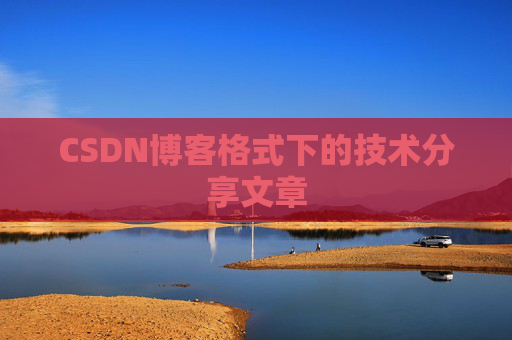 CSDN博客格式下的技术分享文章